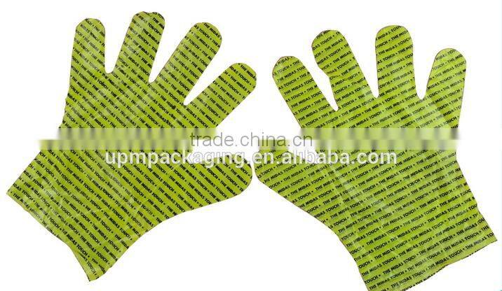 plastic disposable biodegradable glove
