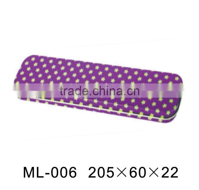 Colar shaped tin coin bank/metal coin bank