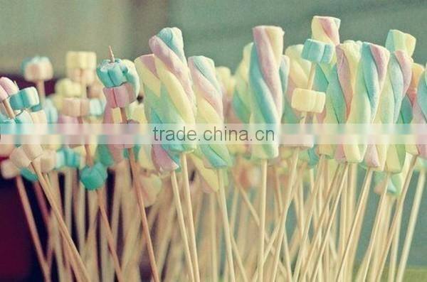 35-40cm square long marshmallow bamboo skewers,bamboo skewers wholesale