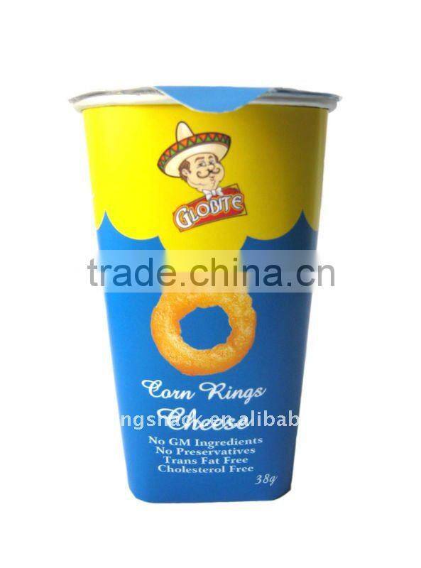 Cheese Rings in cup package