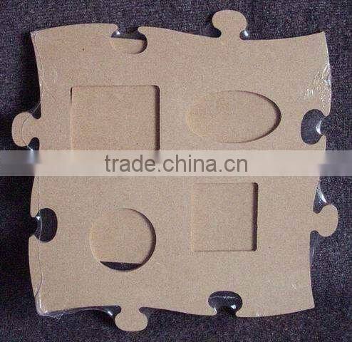 Customized MDF Craft Wood Photo Frame With Heart