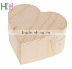 wooden heart shaped box, wooden customized box