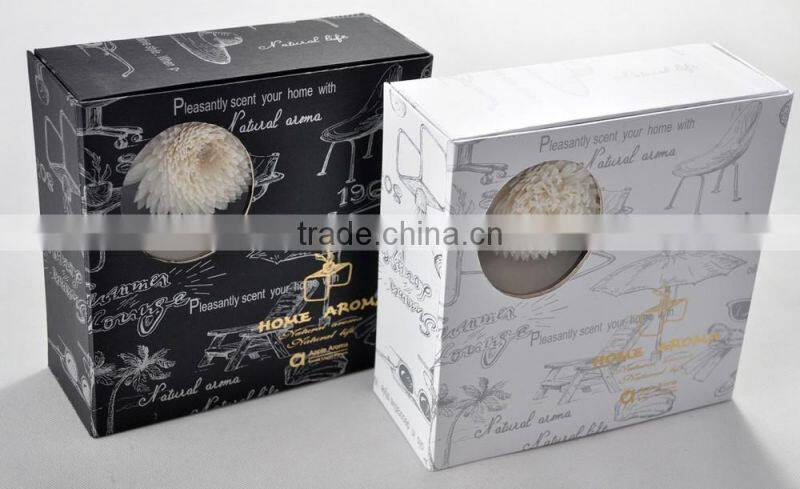 Home Decoration Sola Flower Diffuser/ Ceramic wooden flower Aroma Diffuser