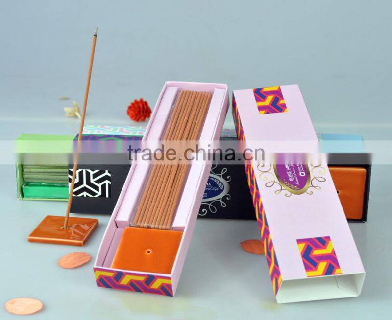 2015 HK home product fair incense gift/india cone incense/scented incense gift set/color incense sticks
