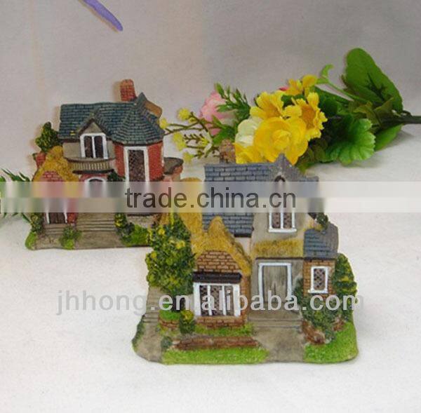 Resin European rural small house crafts for decoration/gifts