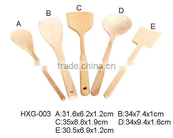 Wood cooking tools