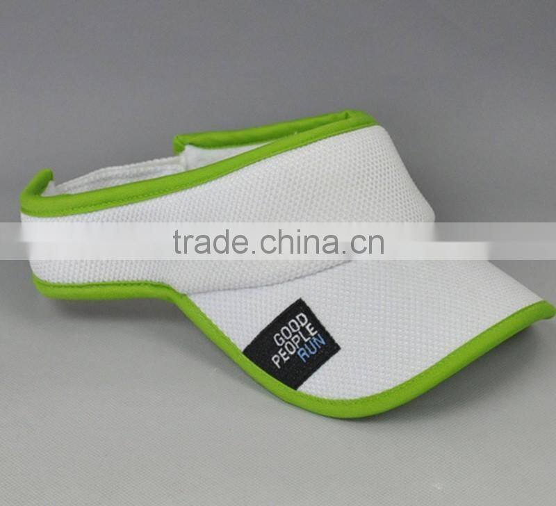 Elastic Band Visor Skull Cap Cheap UV Sun Visor Hats