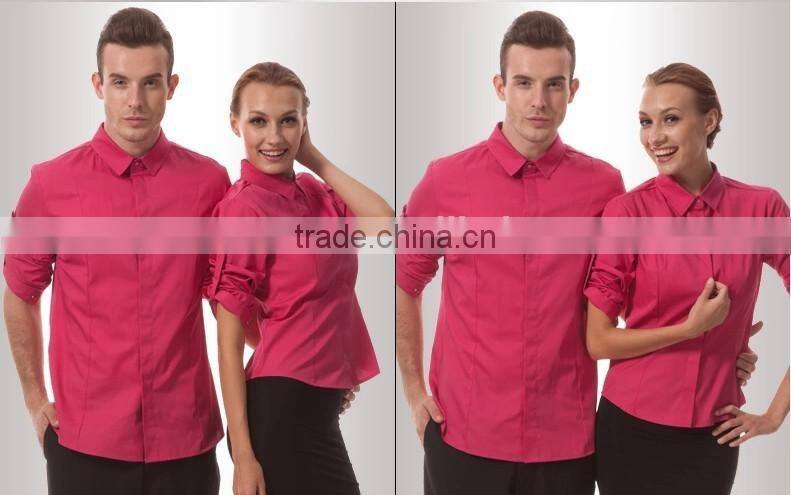 female uniform front desk short-sleeve aprons front desk short-sleeve aprons female waiter workwear hotel uniforms wholesale