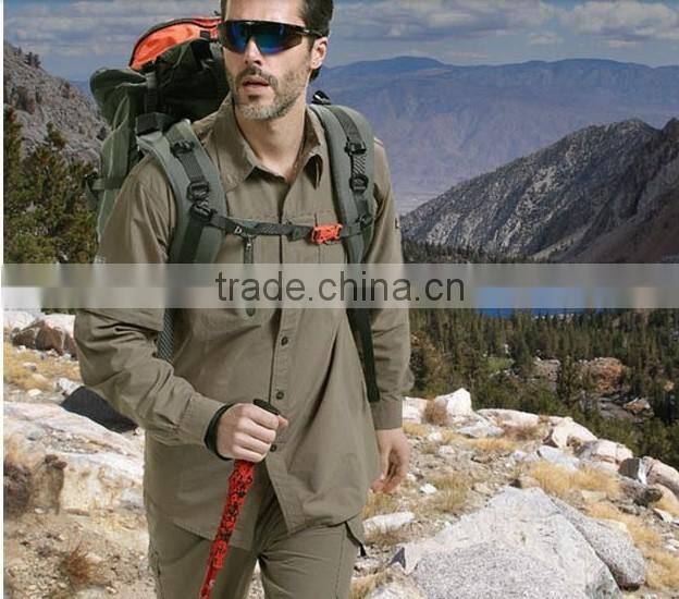 2017 Summer Fashion Designer Quick Drying camping Outdoor brand sports men's shirts the UV Resistant hiking Shirts