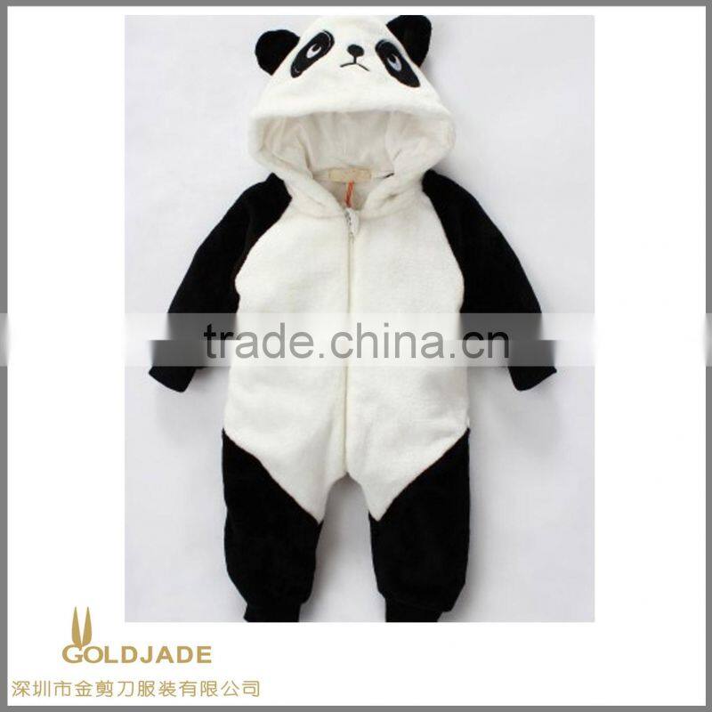 2014 new design panda pattern newborn baby Rompers
