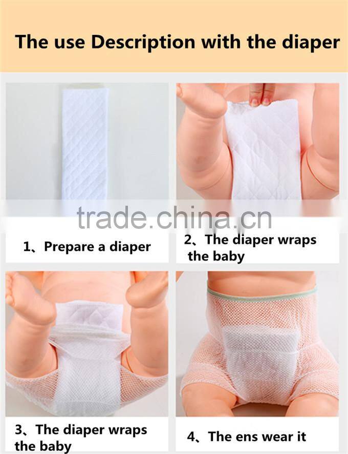 Factory direct comfortable cotton baby cloth diaper printed reusable baby diaper