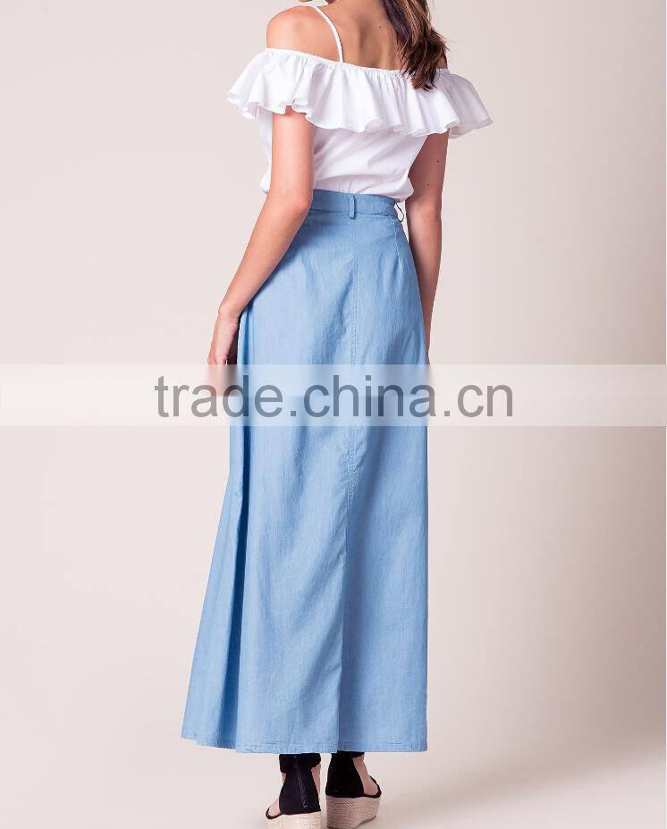 Long belt loops maxi design latest skirt design pictures