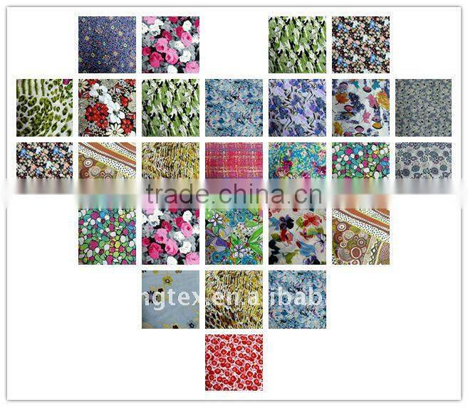 hot sales print pattern for ladies wear reactive print on 100% rayon screen printing fabric