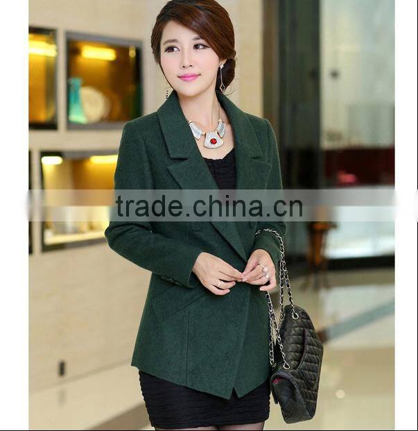 fashion wool material women blazer WMS043