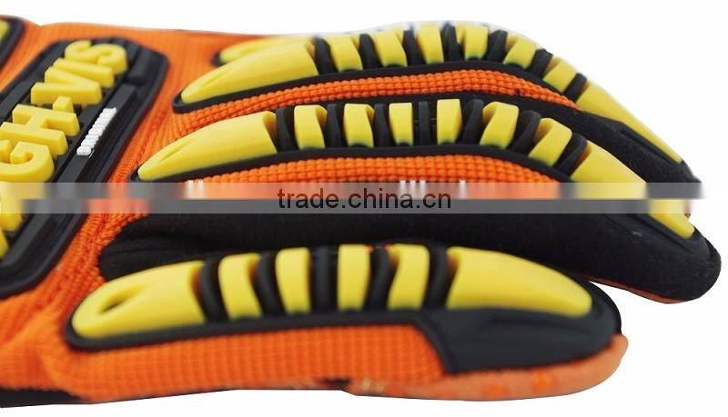 Seibertron TPR Rubber Impact Protective Gloves Heavy Duty Safety Gloves