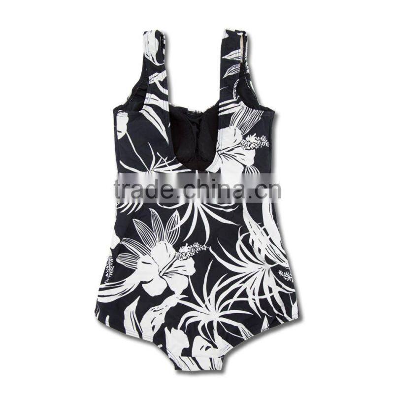 2017Art Style Children Girl Swimwear One Piece Sexy Swimsuit