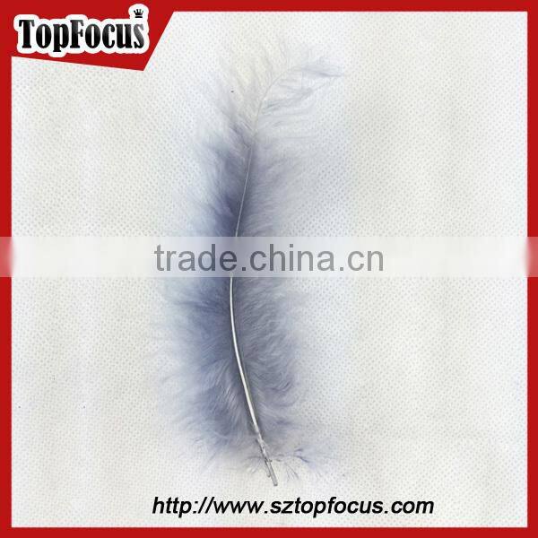 any color cleaning down turkey feather for hat wedding decoration