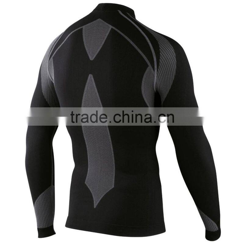 Seamless sport fitness thermal shirts underwear