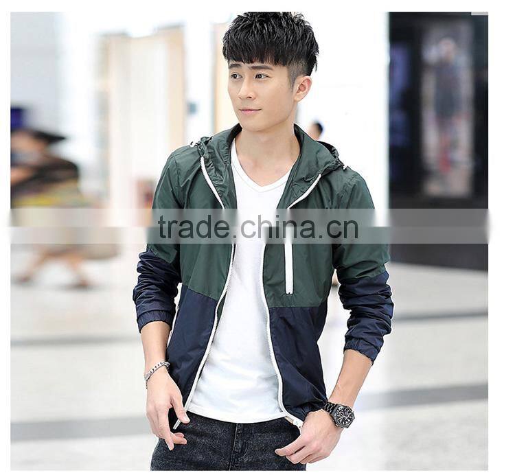 2015 New Style Sports Clothing Manufacturer Men's Spring Jacket