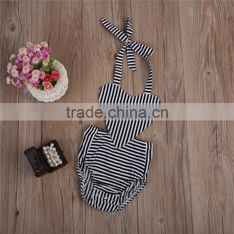 2017 New Gift Baby Girl Clothes Newborn Infant Baby Girls Kids Romper Striped Jumpsuit Outfits Clothes