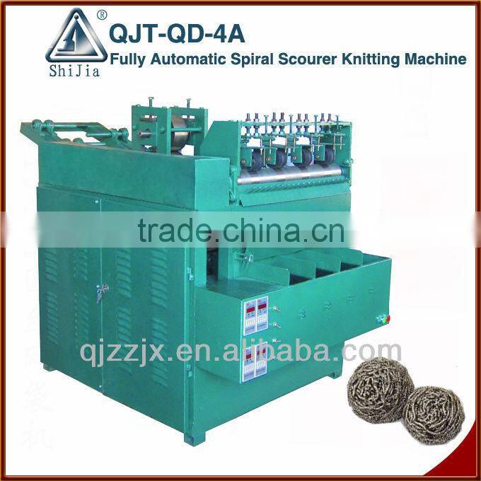 QJT-QD-4A Fully Automatic Spiral Scourer Machine