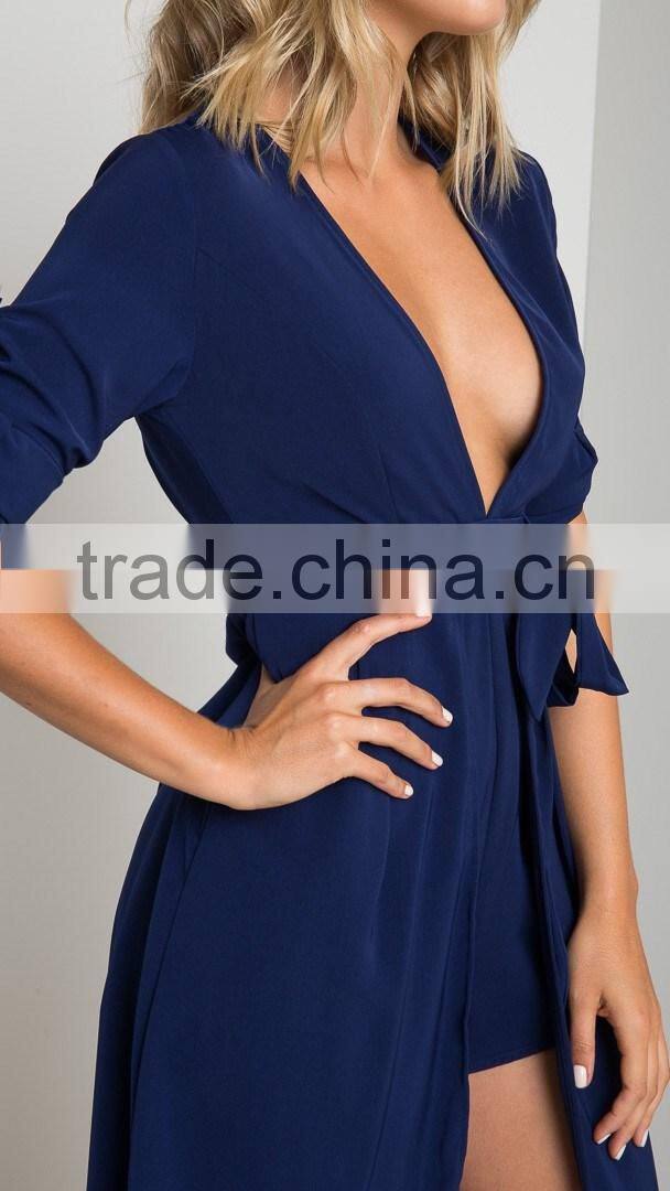 Latest new fashion design swallow-tailed wholesales jumpsuit