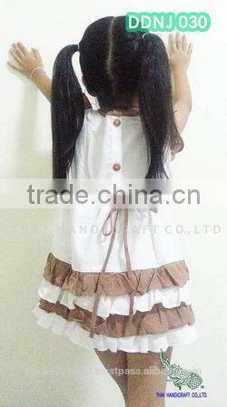 Thai girls cotton children's clothing dress outfit elephant design