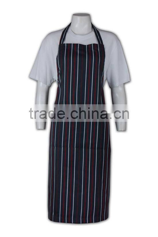 Wholesale Factory price hot sell stripe high quality kitchen apron