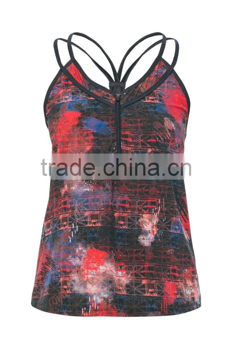 2016 new fashion women fitness yoga wear sexy sports tank tops manufacturer