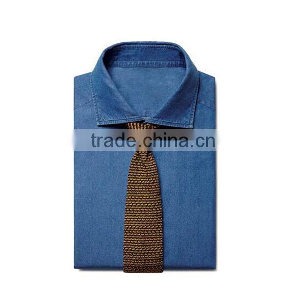 denim fabic spread collar shirt for men long sleeve shirt for men washed shirt