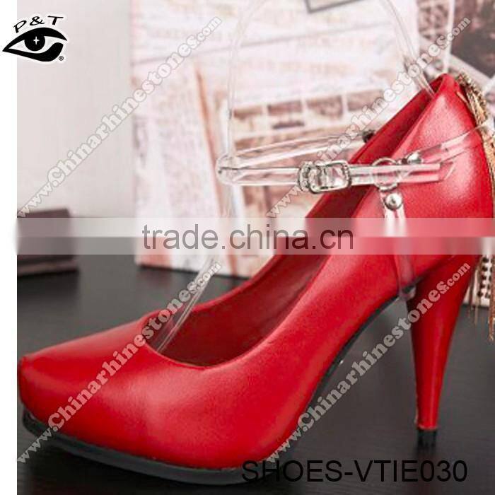 12 Colors New Design 3D tripartite Shoe Lace Shoe Straps For High heels