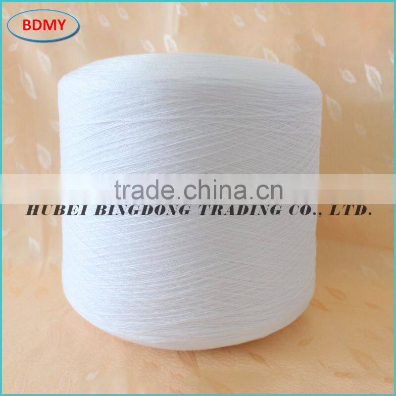 20/3 high quality 100% optical white polyester spun yarn