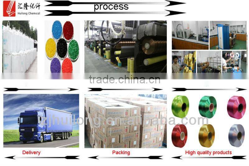 Trilobal bright colorful polyester fdy yarn for hair band