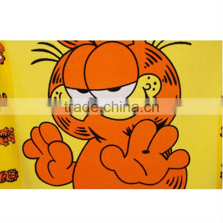 cotton kids children anime velour print beach towels