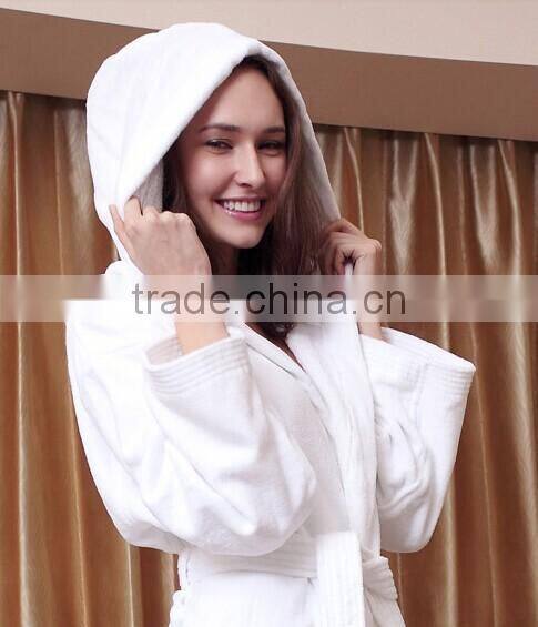 bathrobes 100% cotton terry cloth for hotel and spa bathrobe