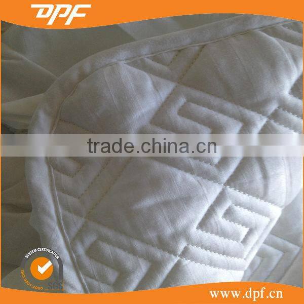 (DPX2015002)hotel used 100%cotton waterproof fitted quilted crib pad