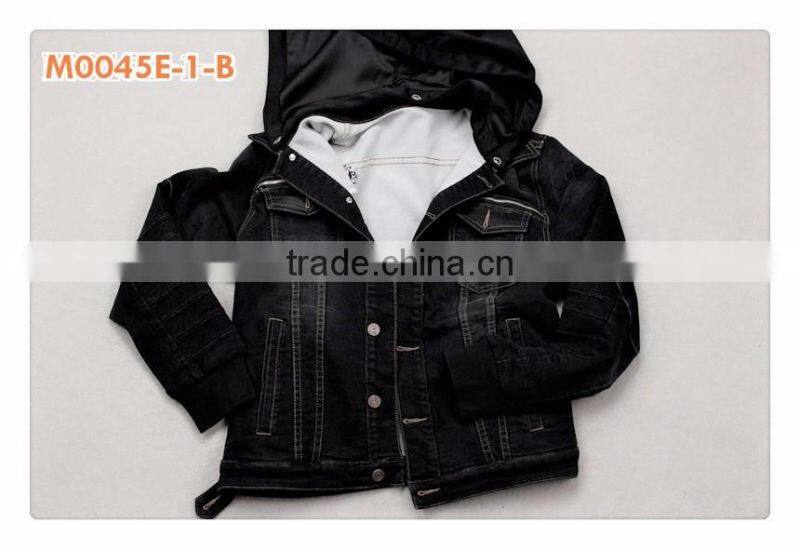 M0045E-1-B 10.6oz double layer cotton lycra denim jeans fabric