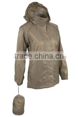 Lightweight Rain Foldable Waterproof Jacket with bag
