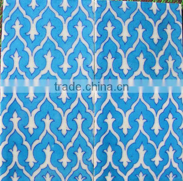 glazed ceramic lobby wall interior tiles design