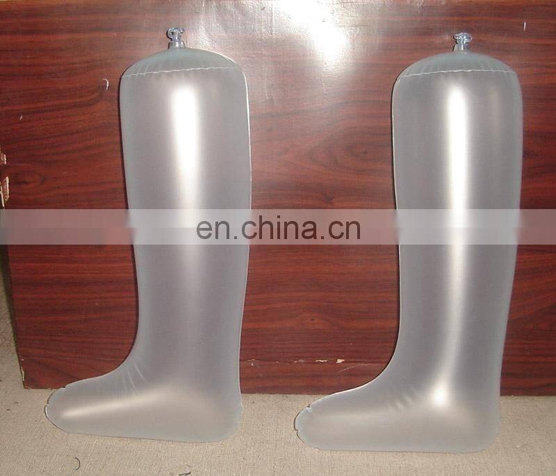 Custom Simple PVC Inflatable Plastic Shoe Tree