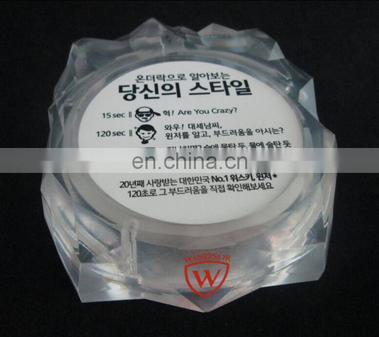 2014 new design promotion led coaster flashing pads