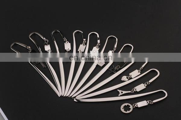 HOT SALE ADVERTISING DESK SILVER GIFT METAL CROSS SHAPE BOOKMARK