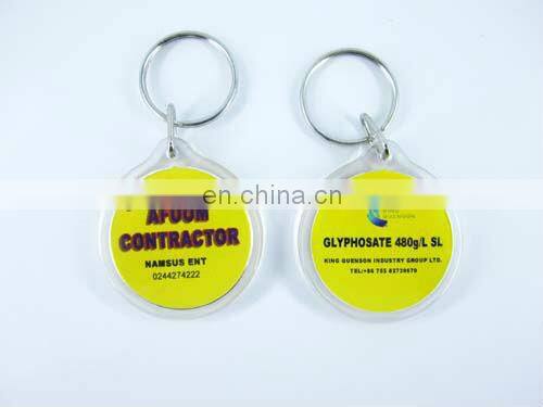 Plastic keychain/keytag
