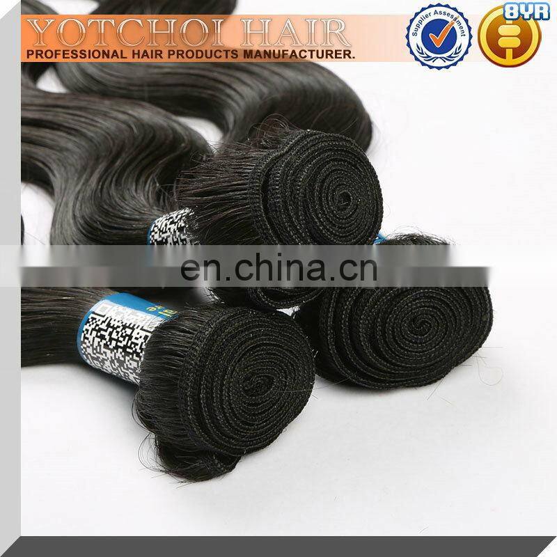 Dropshipping for unprocessed virgin brazilian hair extensions,100% human body wave hair bundles