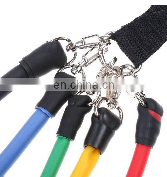 Exercise Bands 11 pcs Resistance Band Set,custom rubber tube for gym