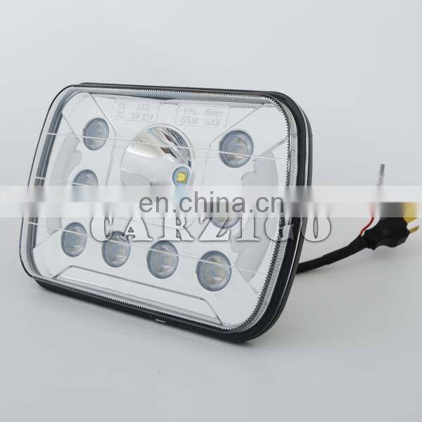 China manufacturer 12v 55watt 5*7" led headlight for truck heavy duty