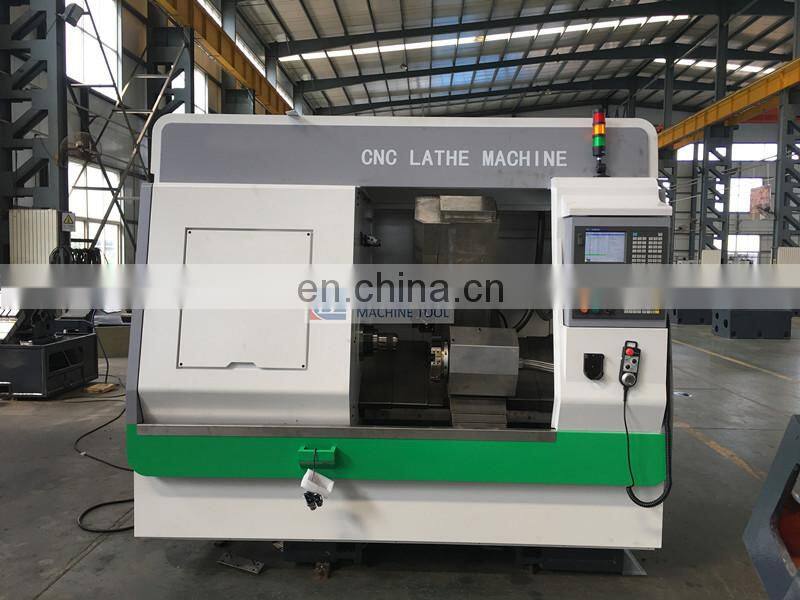 CK46D-8 5 Axis Slant Bed CNC Lathe for Sale with C Axis and Milling Tools