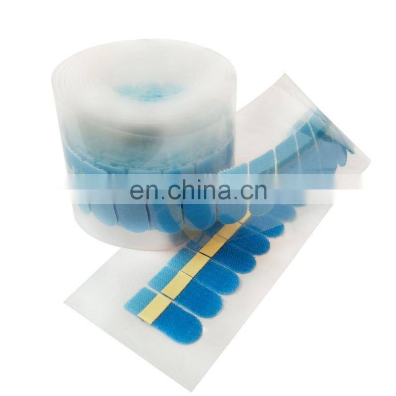 Disposable hook and loop fastener for medical IV fixing