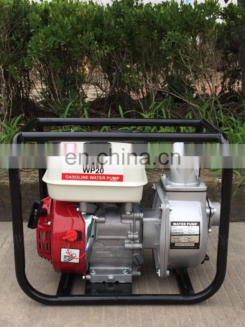 mini small WP20 2 inch GX160 5.5 HP agricultural farm irrigation electric honda petrol gasoline engine water pump