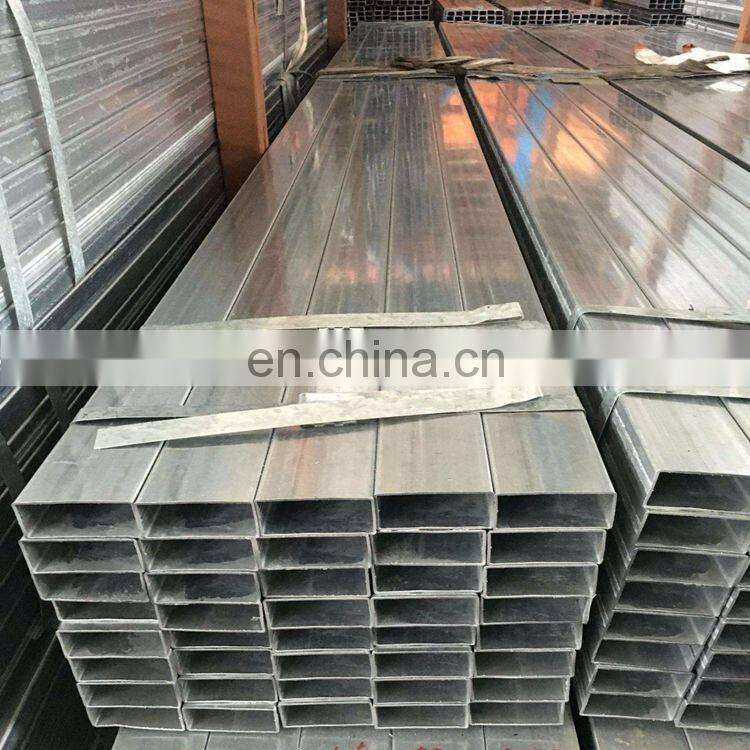hot dipped Galvanized Welded Rectangular / Square Steel Pipe / Tube / Hollow Section
